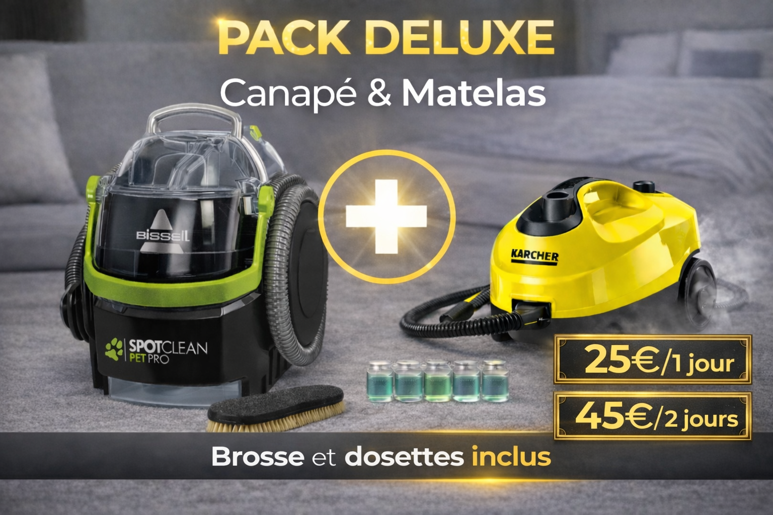 Shampouineuse injecteur/extracteur