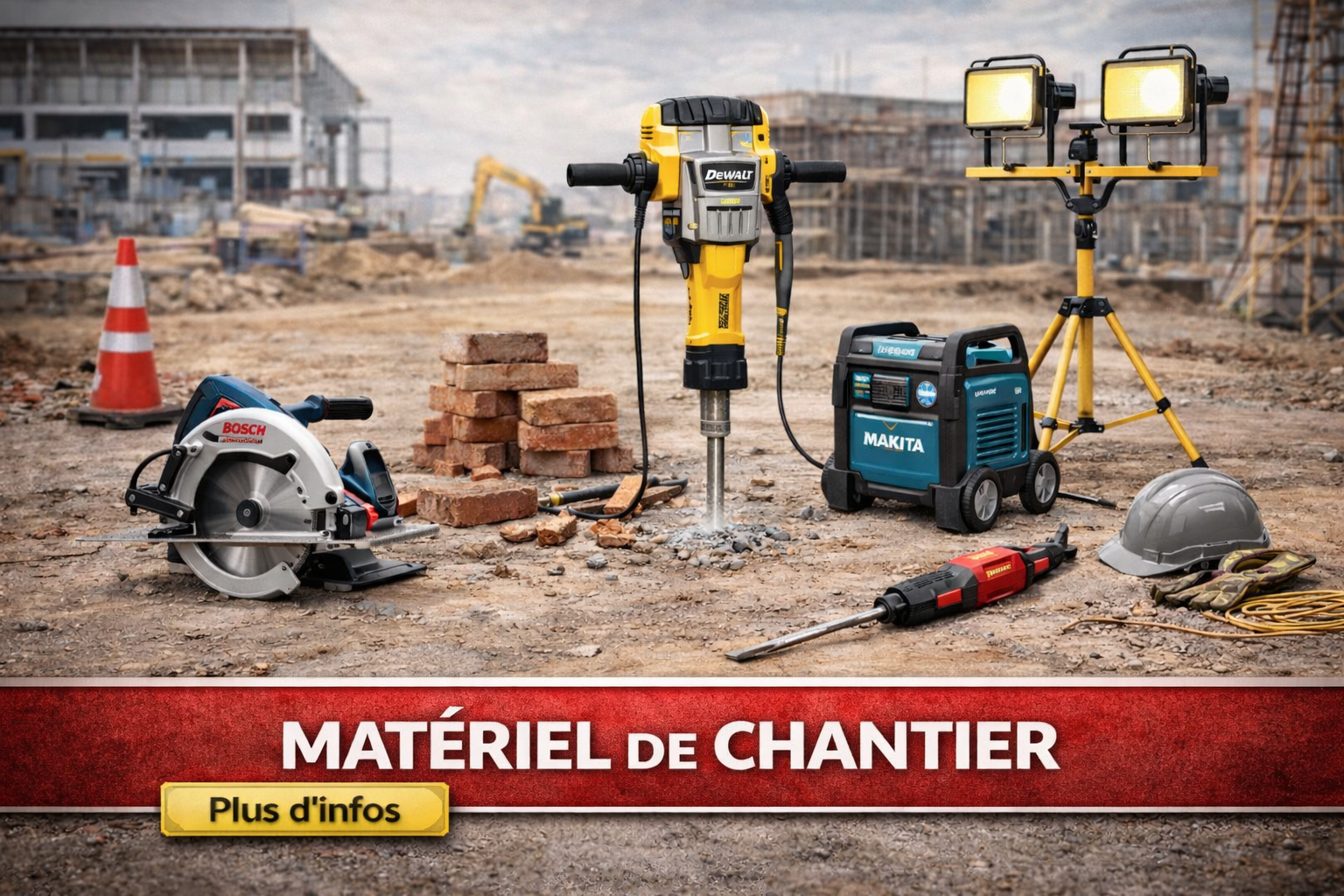 Location de matériel de chantier