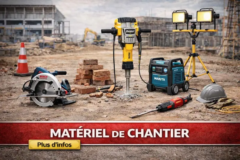 Location de matériel de chantier