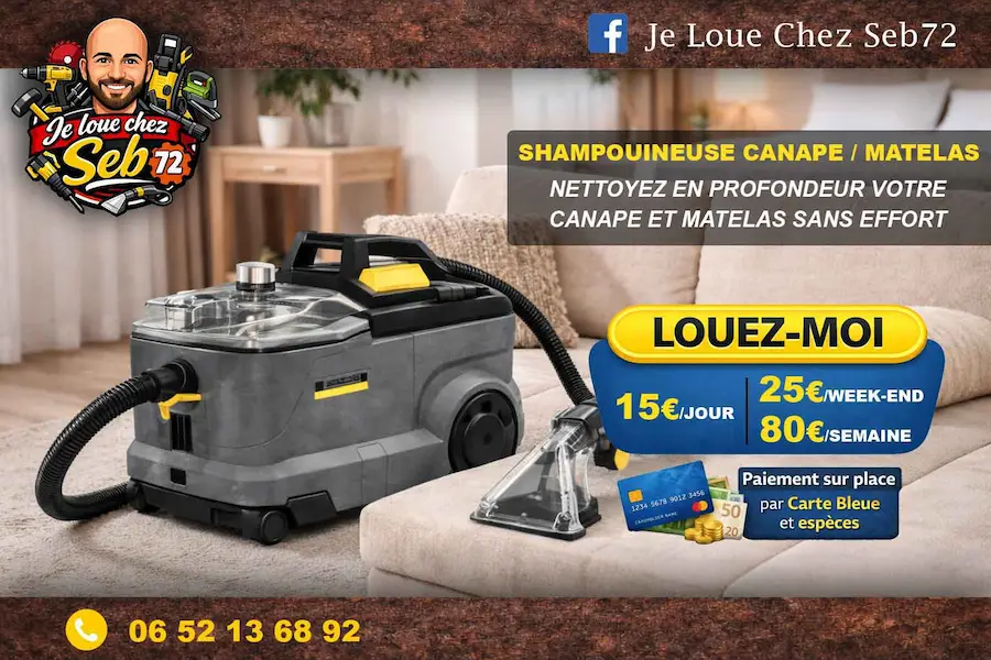 Shampouineuse injecteur/extracteur